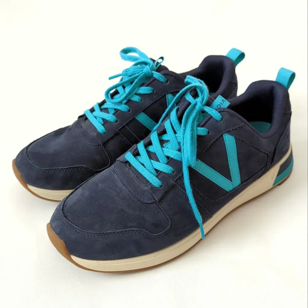 Vionic‎ Womens Sneakers Rechelle Navy Blue Nubuck Suede Shoes Size 10 US - Picture 8 of 11